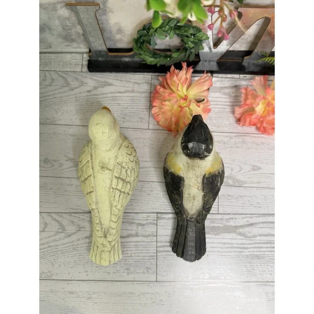 Wax Candles Chickadee And‎ Dove Birds Winter Woodland Series By Russ Berrie NWT